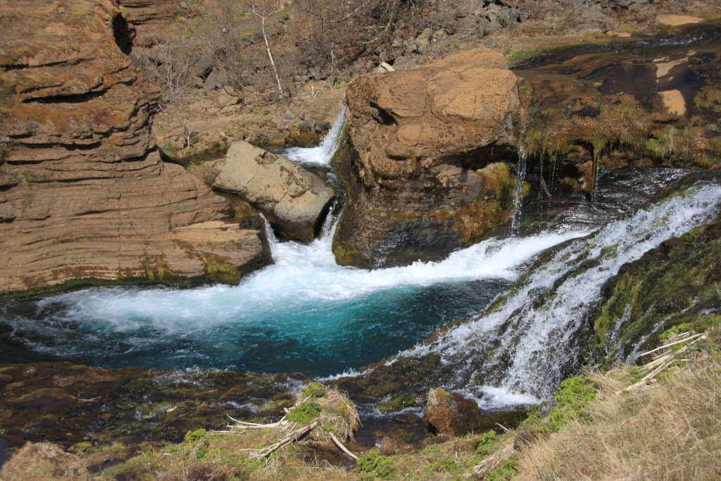 Gjáin, la rivière étale ses couleurs