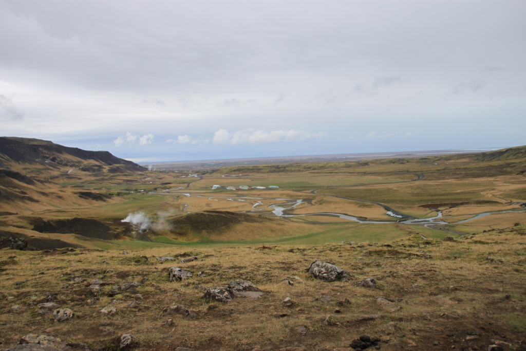 sur les hauteurs de Hveragerði