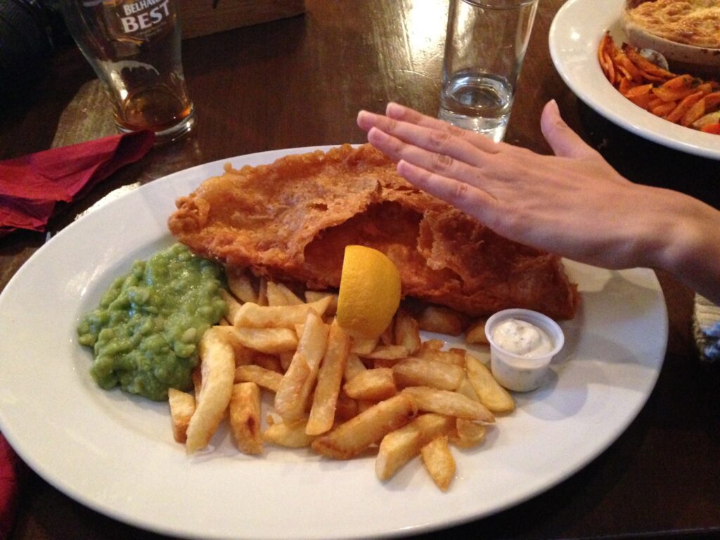 Un fish & chips gigantesque